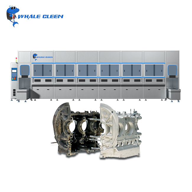 Customized Multi-Tank Ultrasonic Cleaning System with Gantry Arm for Heavy-Duty Industrial Parts
