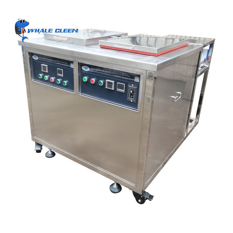 Two Tanks 2400W 175L Ultrasonic Cleaner for Industrial Parts Washing with Heating & Drying