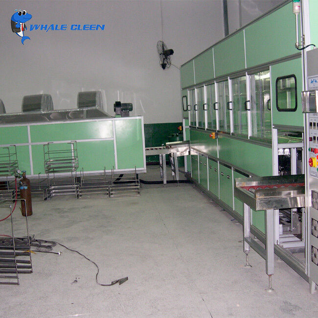Fully Automatic Ultrasonic Cleaning Machine With Industrial Cleaning & Drying Line for metal parts