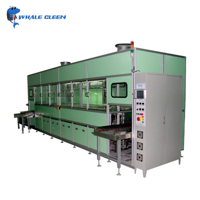 Fully Automatic Ultrasonic Cleaning Machine With Industrial Cleaning & Drying Line for metal parts