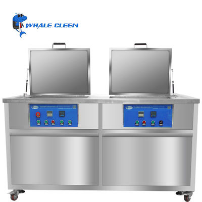 Double Tank Ultrasonic Cleaner 264L Untuk Peralatan Otomotif Bagian Plastik