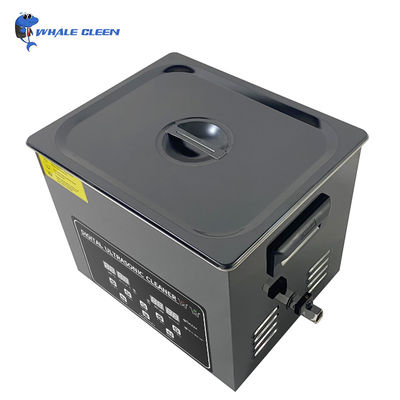 Pembersih Ultrasonik Gigi 6.5L 180W 1.43 Galon Mesin Pembersih Stainless Steel Hitam