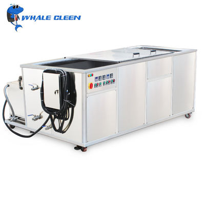 Bagian Logam untuk Menghilangkan Debu Minyak Stainless Steel Ultrasonic Cleaner Tiga Tangki 135L