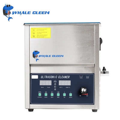 Paus Biru 6.5L Mesin Pembersih Perhiasan Ultrasonik 20-80C Permukaan Cekung