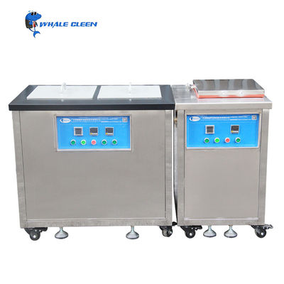 Mesin Pembersih Ultrasonik Tahan Asam / Alkali Dua Tangki Dengan Pengering Tangki Tunggal Terpisah