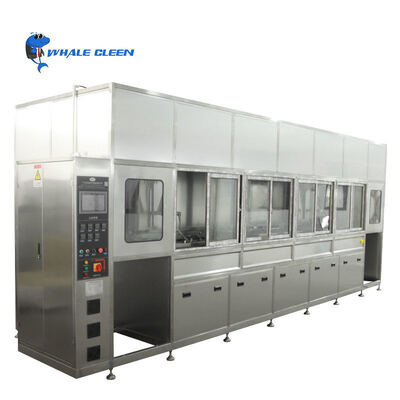 Sistem Pengering dan Pencuci Ultrasonik Industri Empat Tangki 360L untuk Pembersihan dan Penghilangan Lemak Presisi