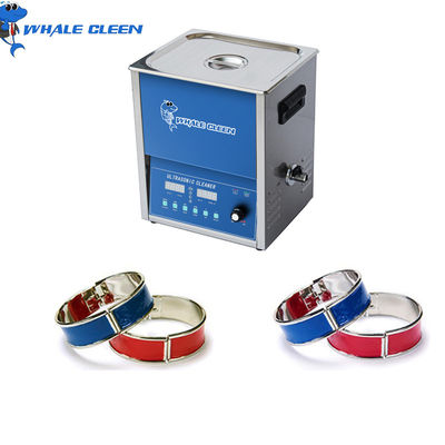 Mesin Pembersih Perhiasan Ultrasonik Fase Tunggal 40khz 100W Daya Dapat Disesuaikan
